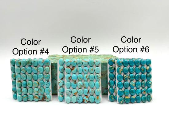 8x10mm OVAL Kingman Turquoise Calibrated Cabochons