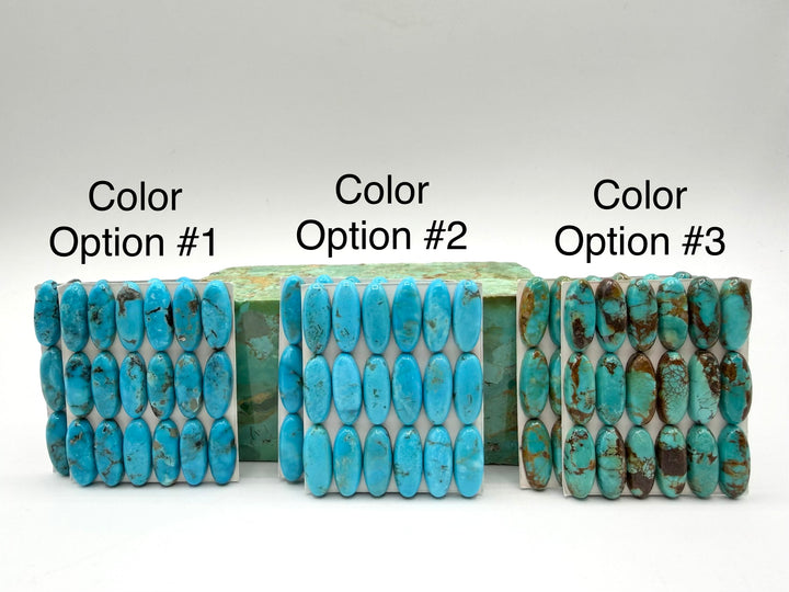 8x20mm OVAL  Kingman Turquoise Calibrated Cabochons