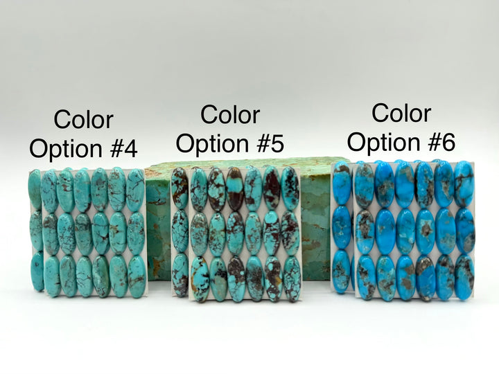 8x20mm OVAL  Kingman Turquoise Calibrated Cabochons