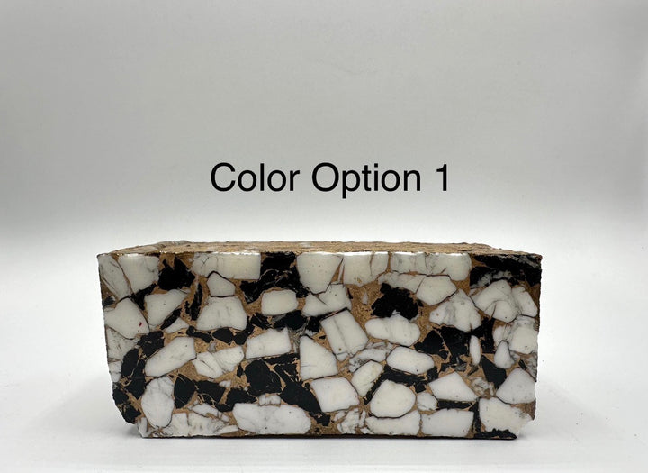White Buffalo, Kingman Turquoise & Bronze Compressed Nugget Composites
