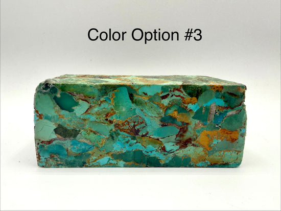 Kingman Turquoise Compressed Nugget Composites