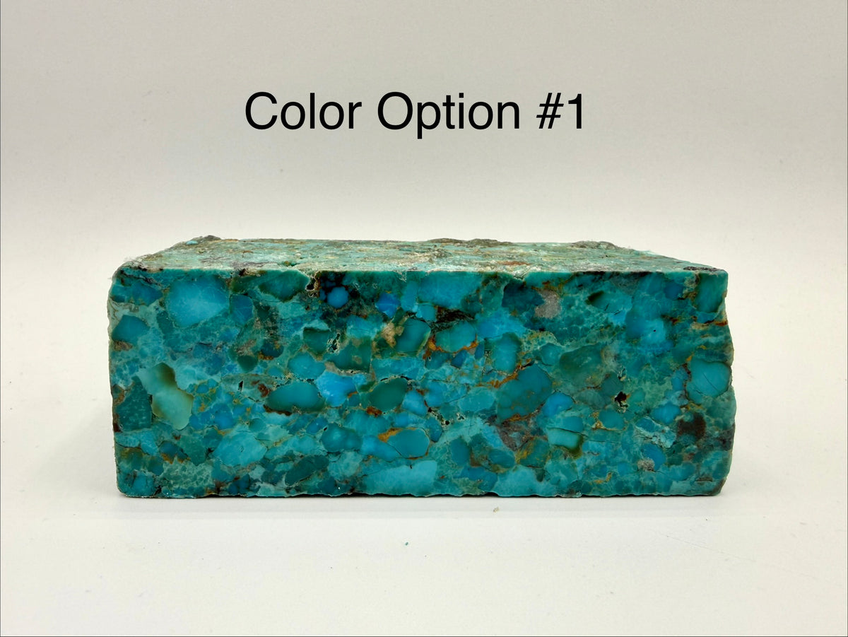 Kingman Turquoise Compressed Nugget Composites