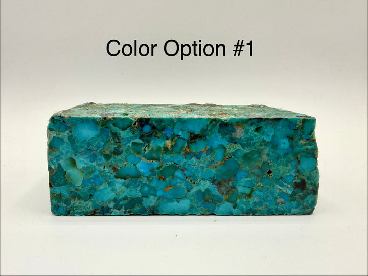 Kingman Turquoise Compressed Nugget Composites